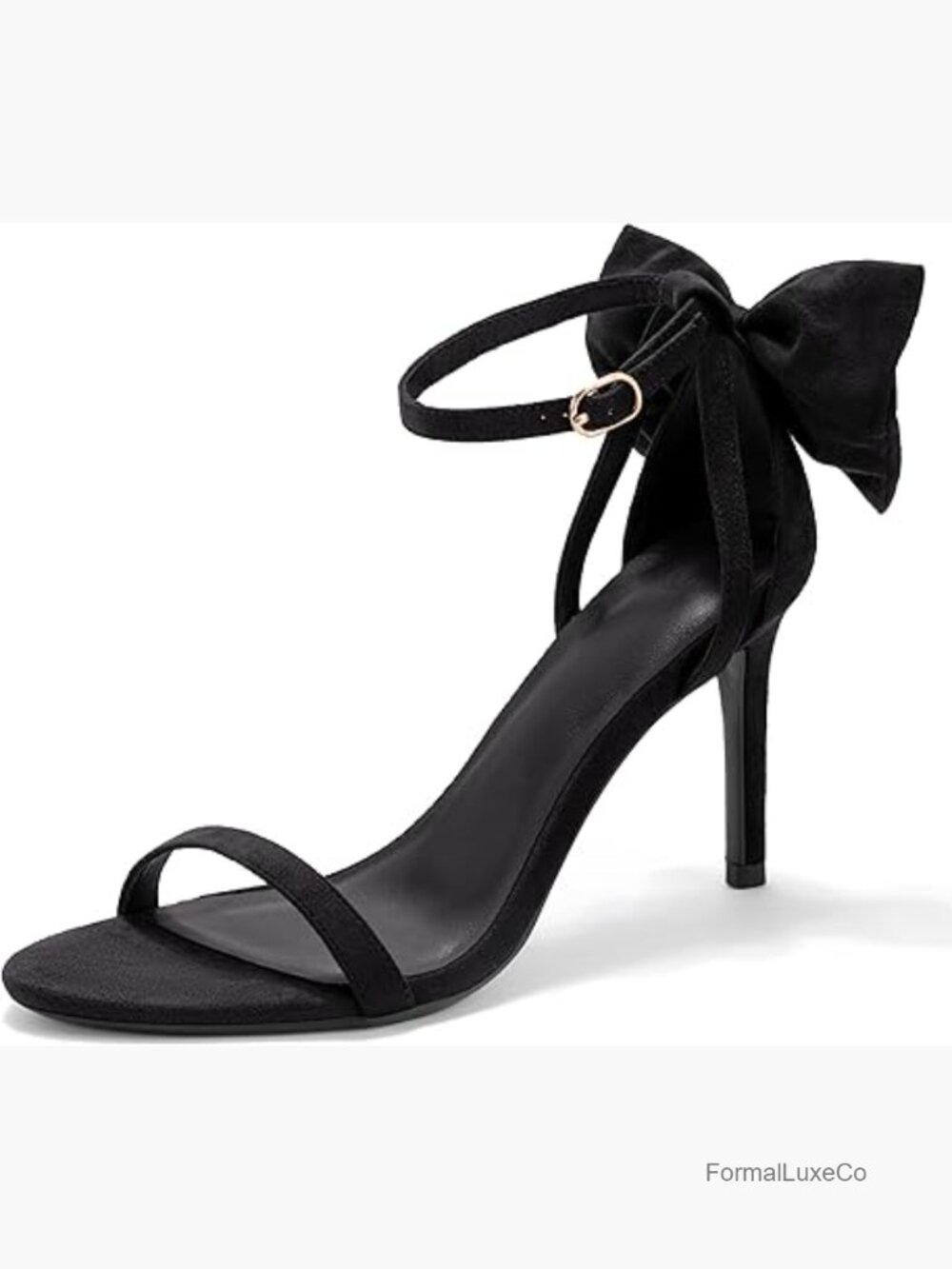 Womens High Heels Open Toe Stiletto Bow Tie Knot Heeled Sandals Wedding Dress